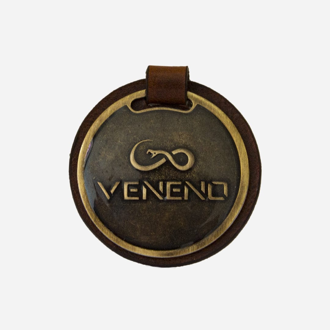 Veneno Leather Goods Llavero "The Circle" Brown