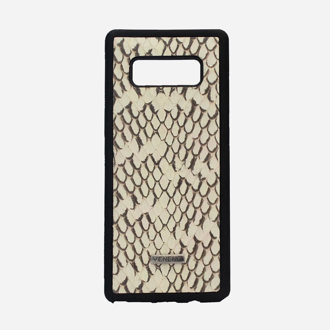 Veneno Leather Goods Note 8  - Mystery Snake White