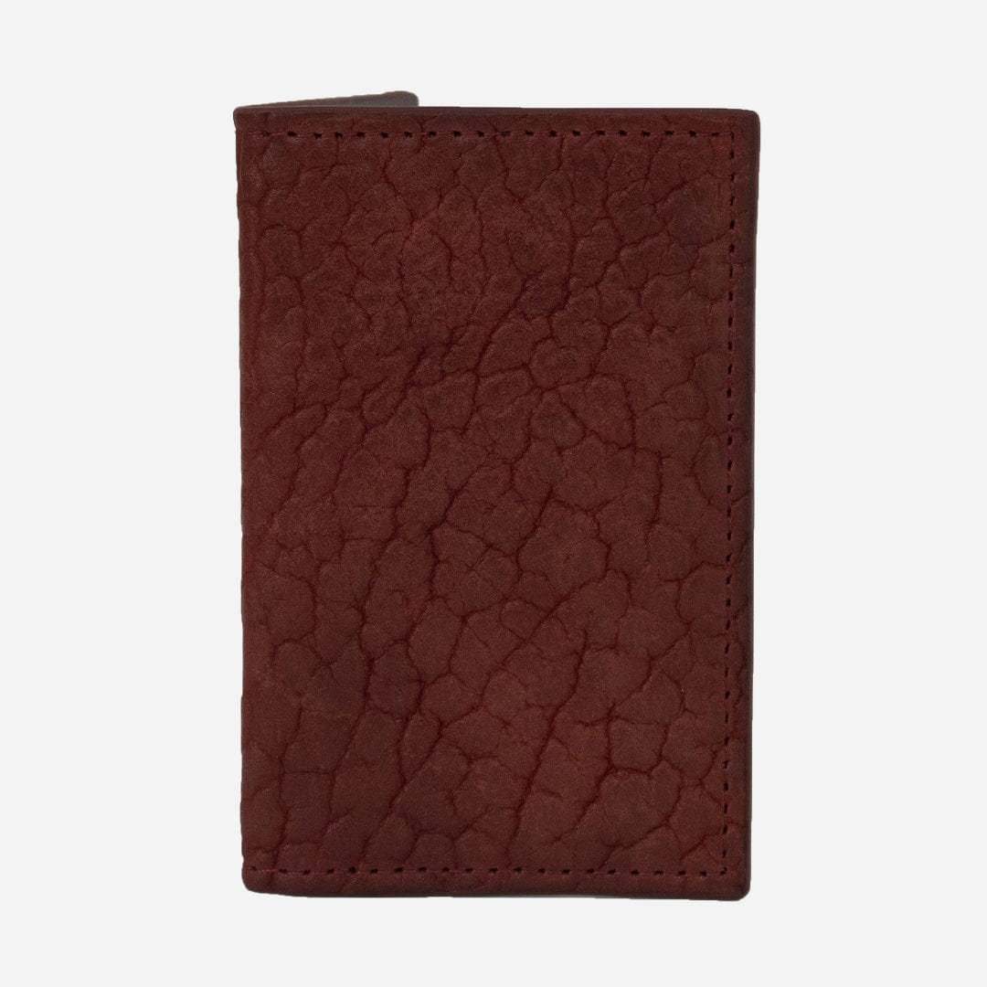 Veneno Leather Goods Tarjetero Vertical "Huracán" Bison Brick