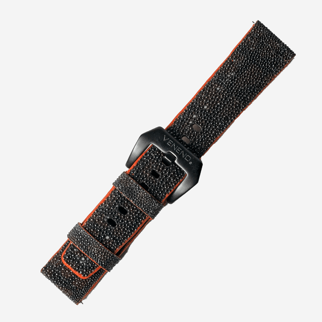 Veneno “Strap 22mm” Black- Orange