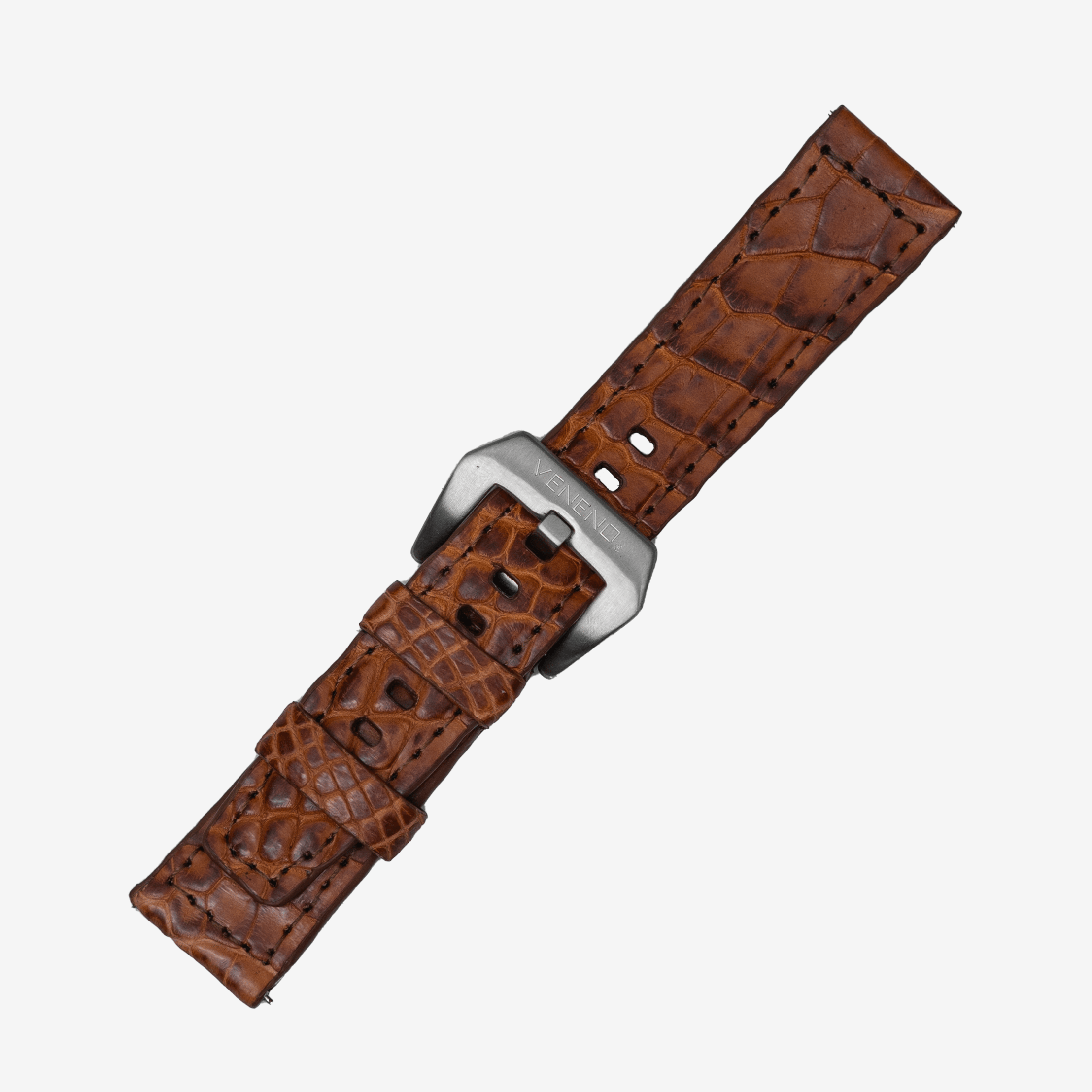 Veneno “Strap 22mm” Croc Light Brown