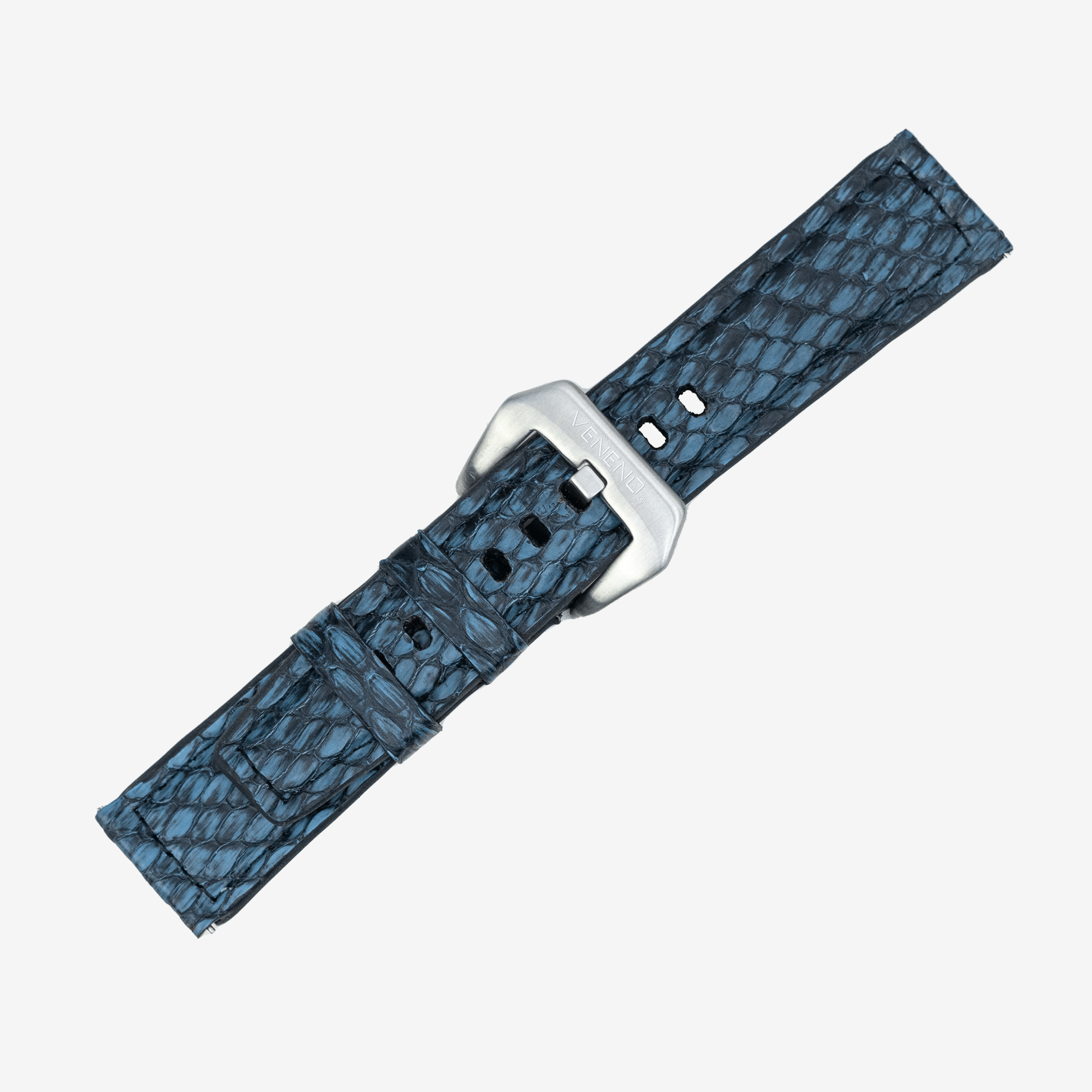 Veneno “Strap 22mm” Python Denim