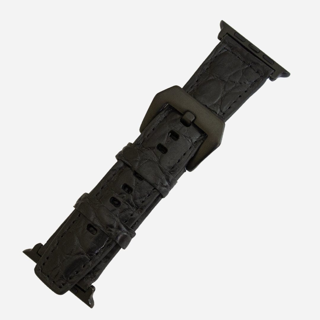 Veneno “Strap Apple Watch 42/44/45 mm”  Billionaire Croc Black