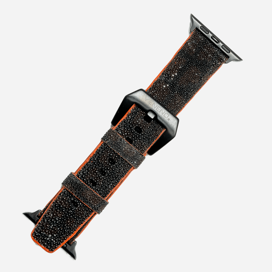 Veneno “Strap Apple Watch 42/44/45 mm” Black- Orange