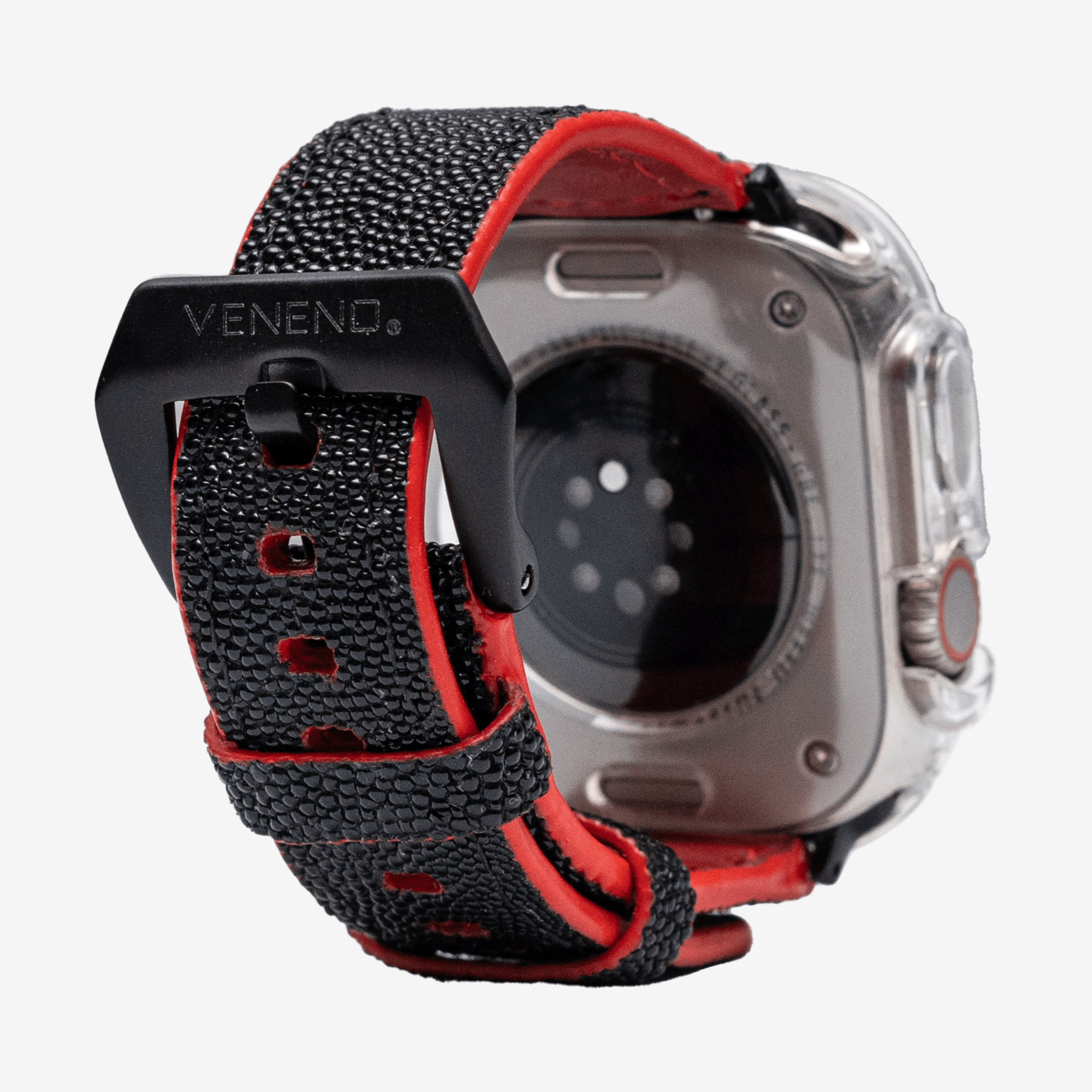 Veneno “Strap Apple Watch Ultra” Black- Red