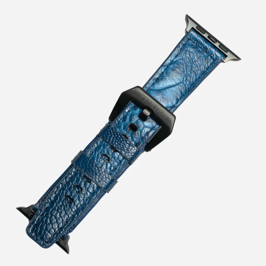 Veneno “Strap Apple Watch Ultra” Ostrich Blue