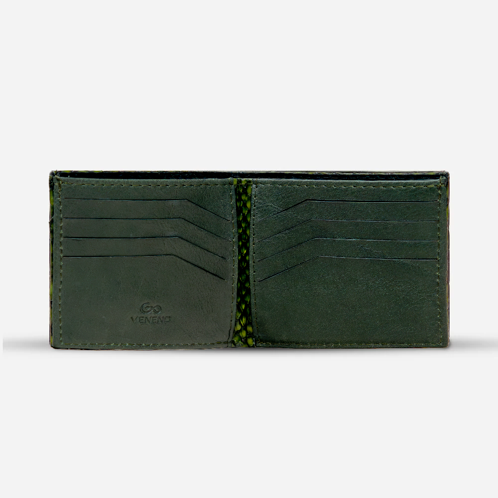 Cartera "The Grid" Python Viper Green
